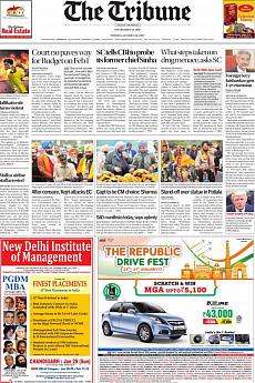 The Tribune Delhi - January 24th 2017