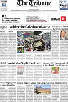 The Tribune Delhi - August 2nd 2017