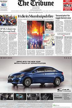 The Tribune Delhi - December 30th 2017