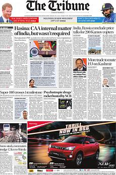 The Tribune Delhi - January 20th 2020